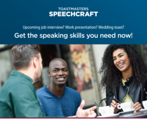 Toastmasters Speechcraft speakers training
